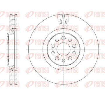 Brzdový kotouč REMSA 6980.10