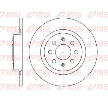 Brzdový kotouč REMSA 6983.00
