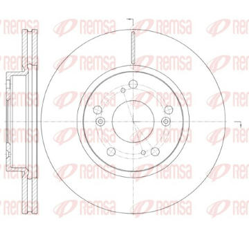 Brzdový kotouč REMSA 6986.10