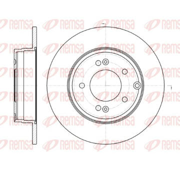 Brzdový kotouč REMSA 6989.00