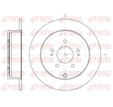 Brzdový kotouč REMSA 6997.00