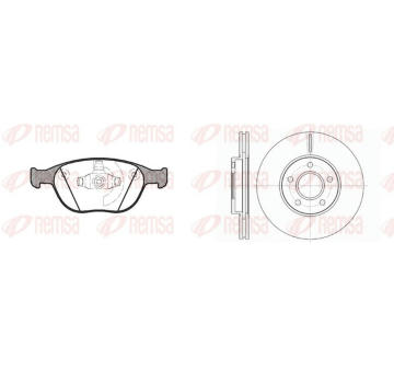 Souprava brzd, koutocova brzda REMSA 8984.00