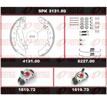 Souprava brzd, bubnova brzda REMSA SPK 3131.00
