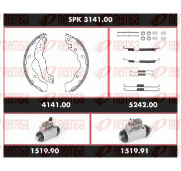 Souprava brzd, bubnova brzda REMSA SPK 3141.00