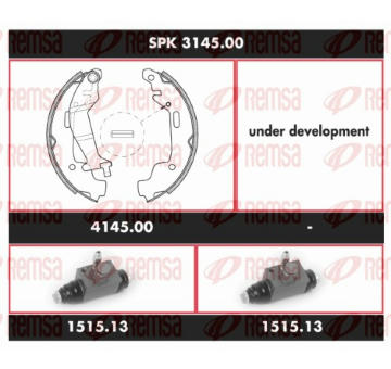 Souprava brzd, bubnova brzda REMSA SPK 3145.00