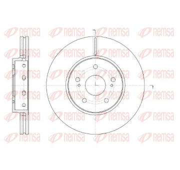 Brzdový kotouč REMSA 62513.10
