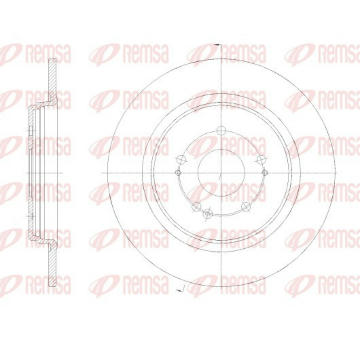 Brzdový kotouč REMSA 62519.00