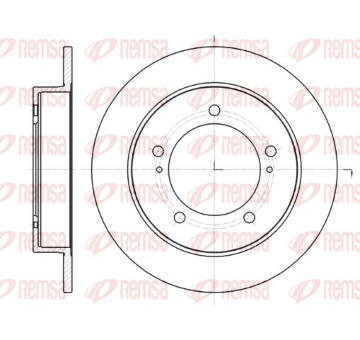 Brzdový kotouč REMSA 61490.00