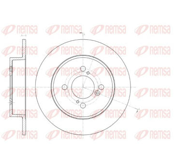 Brzdový kotouč REMSA 61483.00
