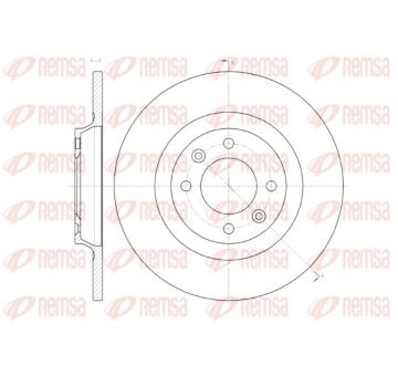 Brzdový kotouč REMSA 61457.00
