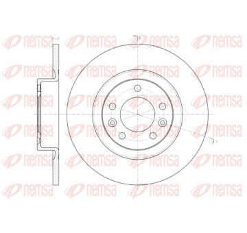 Brzdový kotouč REMSA 61473.00