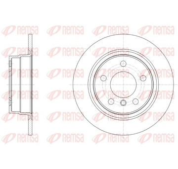 Brzdový kotouč REMSA 61450.00