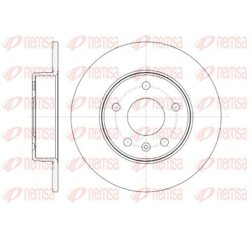 Brzdový kotouč REMSA 61468.00