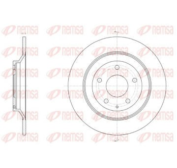 Brzdový kotouč REMSA 61518.00