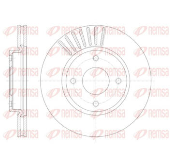 Brzdový kotouč REMSA 61410.10
