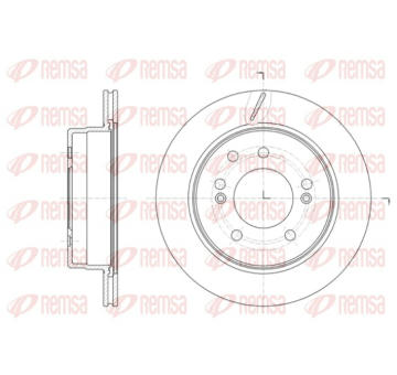 Brzdový kotouč REMSA 61413.10