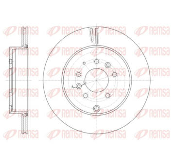 Brzdový kotouč REMSA 61402.10