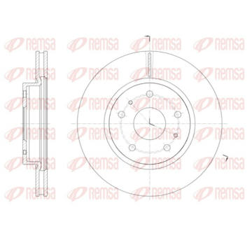 Brzdový kotouč REMSA 61423.10