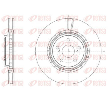 Brzdový kotouč REMSA 61540.10