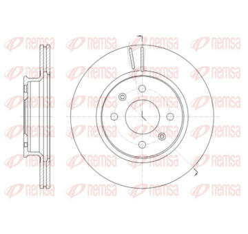 Brzdový kotouč REMSA 61424.10
