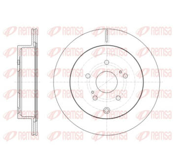 Brzdový kotouč REMSA 61416.10