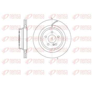 Brzdový kotouč REMSA 61404.10