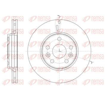 Brzdový kotouč REMSA 61411.10