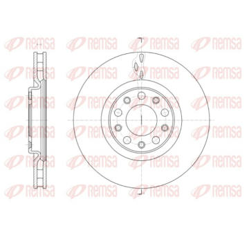 Brzdový kotouč REMSA 61427.10