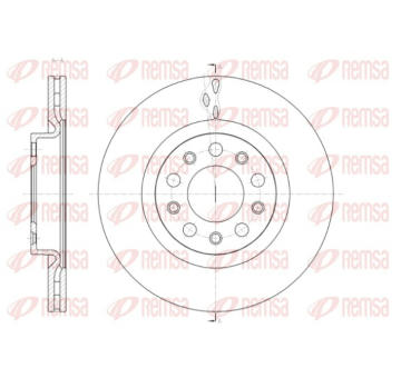 Brzdový kotouč REMSA 61428.10