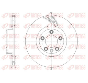 Brzdový kotouč REMSA 61419.10