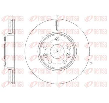 Brzdový kotouč REMSA 61430.10
