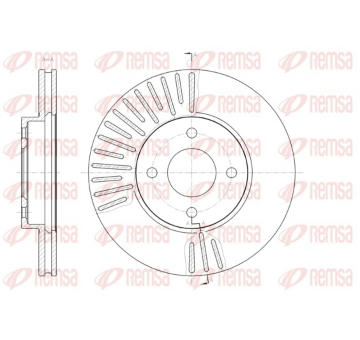 Brzdový kotouč REMSA 61467.10