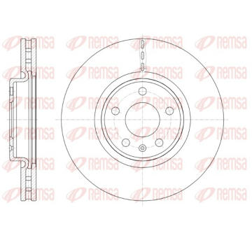 Brzdový kotouč REMSA 61543.10