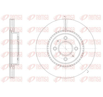 Brzdový kotouč REMSA 61463.10