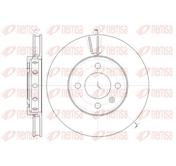 Brzdový kotouč REMSA 61484.10