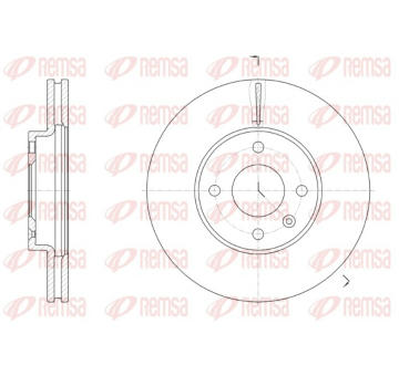 Brzdový kotouč REMSA 61456.10