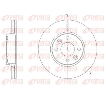 Brzdový kotouč REMSA 61474.10