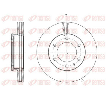 Brzdový kotouč REMSA 62526.10