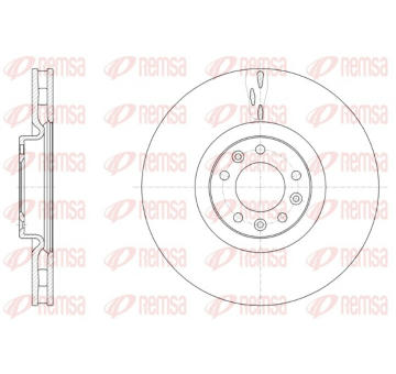 Brzdový kotouč REMSA 61498.10
