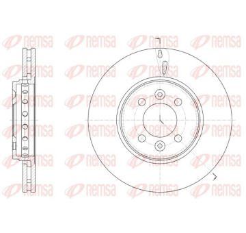 Brzdový kotouč REMSA 61499.10