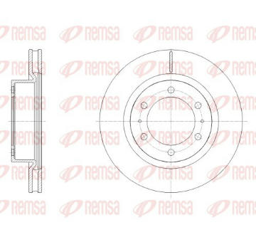 Brzdový kotouč REMSA 62527.10