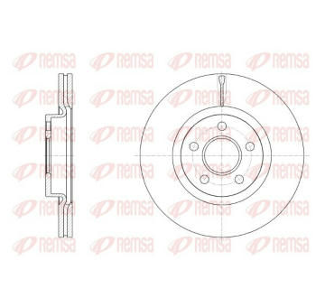 Brzdový kotouč REMSA 62561.10