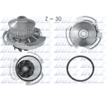 Vodní čerpadlo, chlazení motoru DOLZ A164