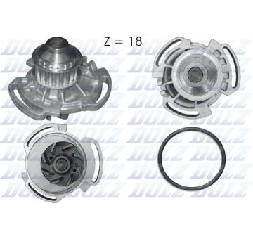 Vodní čerpadlo, chlazení motoru DOLZ A170