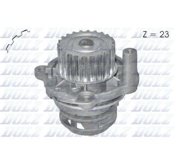 Vodní čerpadlo, chlazení motoru DOLZ A198