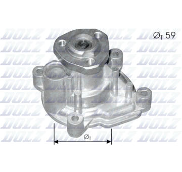Vodní čerpadlo, chlazení motoru DOLZ A218