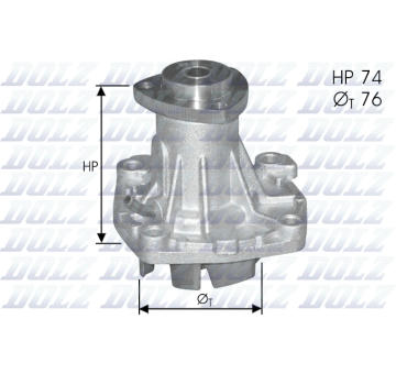Vodní čerpadlo, chlazení motoru DOLZ A341ST