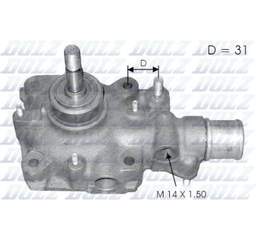 Vodní čerpadlo, chlazení motoru DOLZ B118