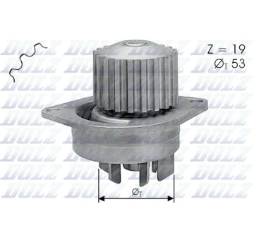 Vodné čerpadlo, chladenie motora DOLZ C113