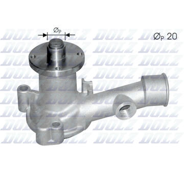 Vodní čerpadlo, chlazení motoru DOLZ F117